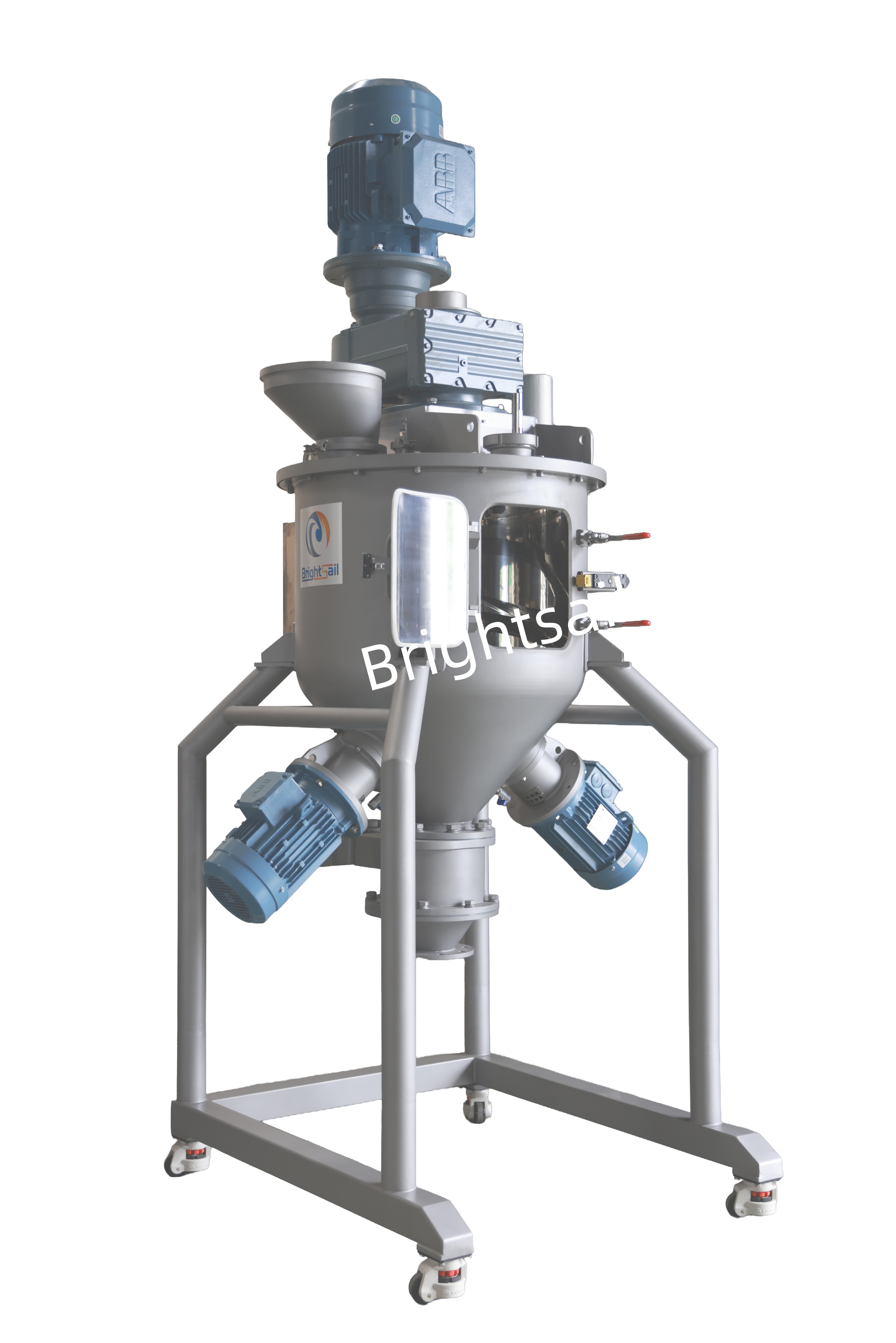 Vertical ribbon mixer