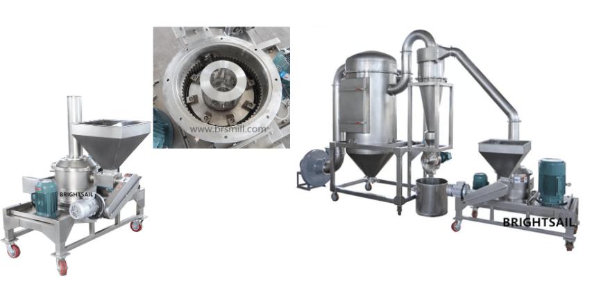 Two Different Types Moringa Leaf Grinding Machine