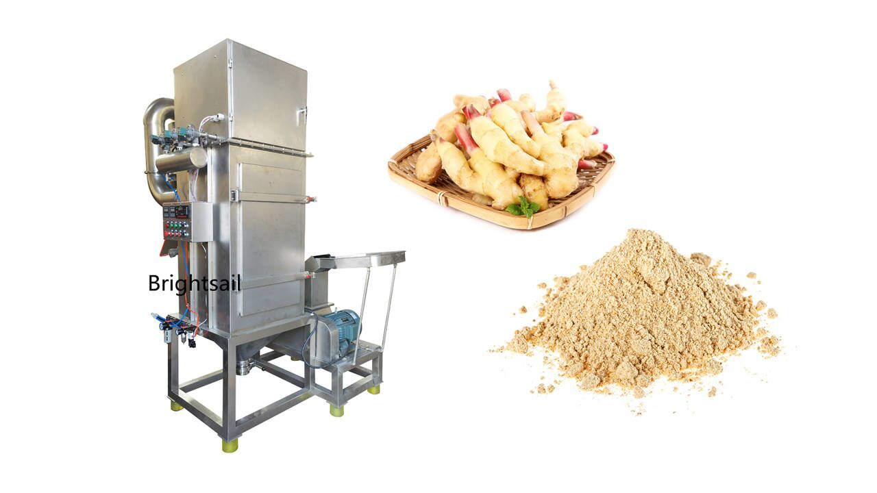 How is ginger powder produced by Ginger Powder Making Machine